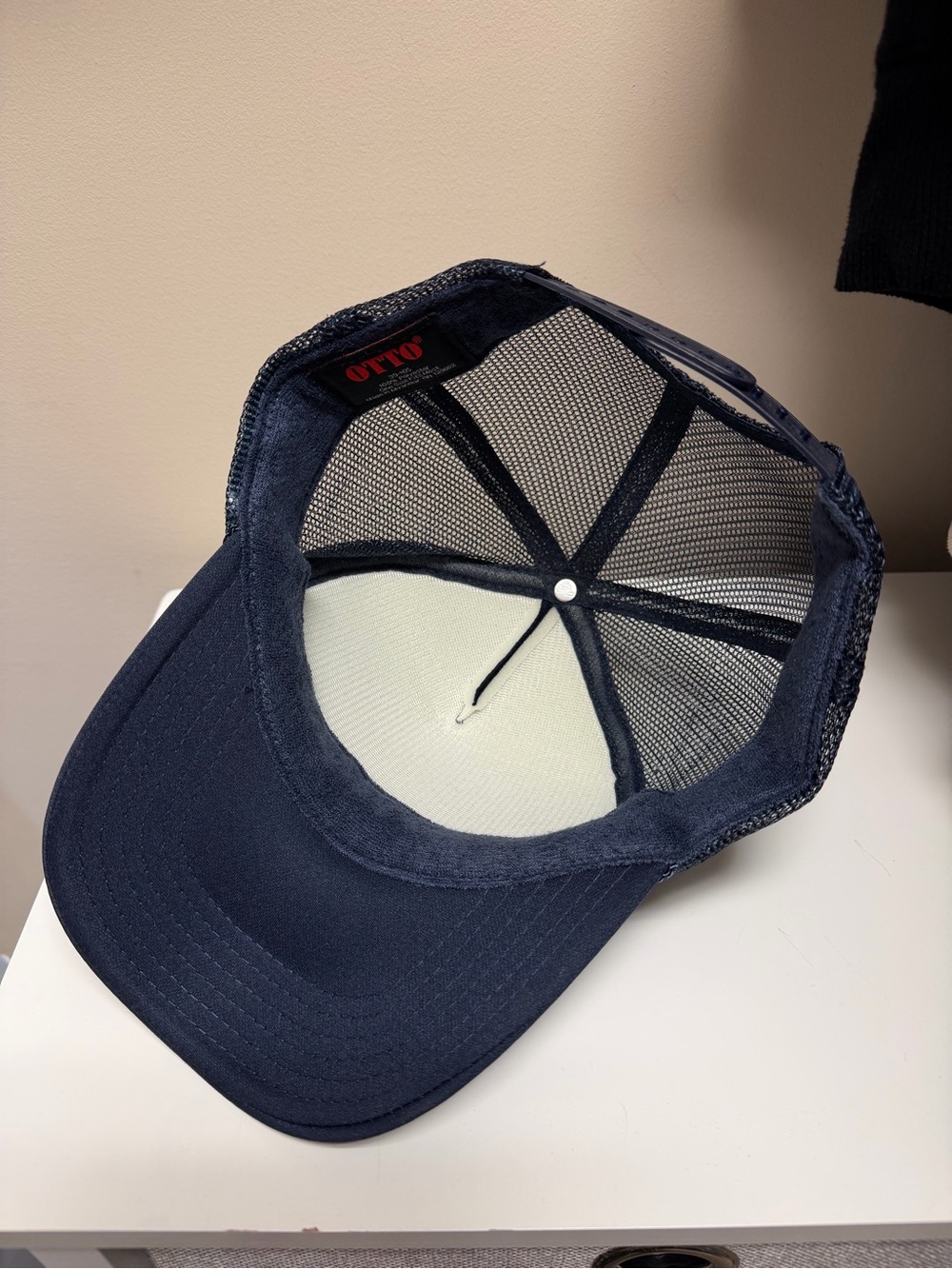 HEY DOLL Trucker Hat with Gold Foil Text - Picture 5 of 5